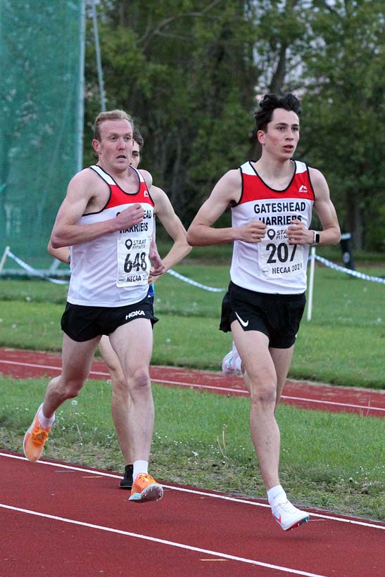 3000 metres, 2021 North East Grand Prix No. 2, Monkton, Wednesday, May 19th. Photo: David T. Hewitson/Sports for All Pics